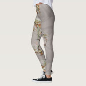 Abstrakte Blume Leggings (Links)