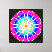 Abstrakte Blume - Leinwand (Vorderseite)