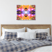 Abstrakte Blume Leinwanddruck (Insitu (Schlafzimmer))