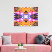Abstrakte Blume Leinwanddruck (Insitu (Wohnzimmer))