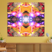 Abstrakte Blume Leinwanddruck (Insitu (Wohnzimmer))