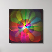 Abstrakte Blume Leinwanddruck (Vorderseite)