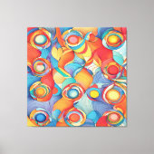 Abstrakte Blume Leinwanddruck (Vorderseite)