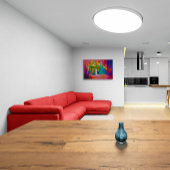 abstrakte Blume Leinwanddruck