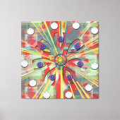 Abstrakte Blume Leinwanddruck (Vorderseite)