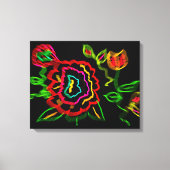 Abstrakte Blume Leinwanddruck (Vorderseite)