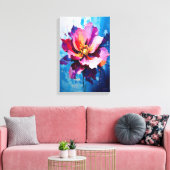 Abstrakte Blume Leinwanddruck (Insitu (Wohnzimmer))