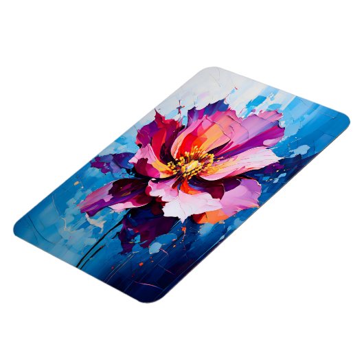 Abstrakte Blume Magnet (Linke Seite)