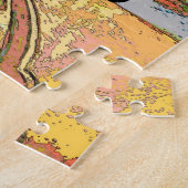 Abstrakte Blume mit Cat Puzzle (Seite)