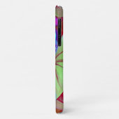 Abstrakte Blume mit Tropenkunst Case-Mate iPhone Hülle (Hinten/Links)