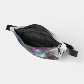 Abstrakte Blume Modernes Fraktal Kunst, Dichtung u Bauchtasche (Offen)