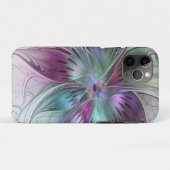 Abstrakte Blume Modernes Fraktal Kunst, Dichtung u Case-Mate iPhone Hülle (Rückseite (Horizontal))