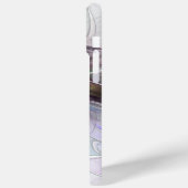 Abstrakte Blume Modernes Fraktal Kunst, Dichtung u Case-Mate iPhone Hülle (Rückseite / Links)