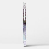 Abstrakte Blume Modernes Fraktal Kunst, Dichtung u Case-Mate iPhone Hülle (Rückseite / Links)