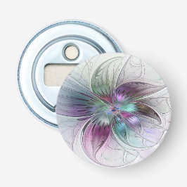 Abstrakte Blume Modernes Fraktal Kunst, Dichtung u Flaschenöffner