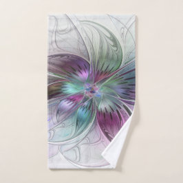 Abstrakte Blume Modernes Fraktal Kunst, Dichtung u Handtuch