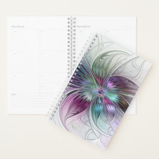 Abstrakte Blume Modernes Fraktal Kunst, Dichtung u Planer (Anzeige)