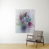 Abstrakte Blume Modernes Fraktal Kunst, Dichtung u Wandteppich (Beispiel)