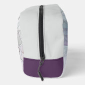 Abstrakte Blume Modernes Fraktal Kunst, Dichtung u Waschbeutel (Rechts)