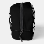 Abstrakte Blume Monochrome Waschbeutel (Rechts)