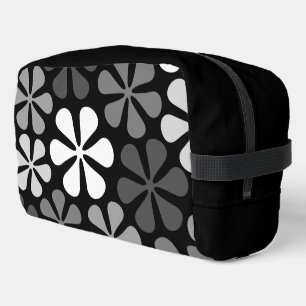 Abstrakte Blume Monochrome Waschbeutel