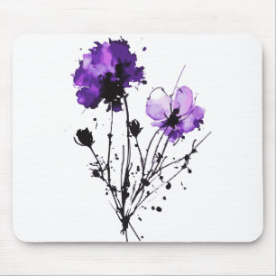 Abstrakte Blume Mousepad