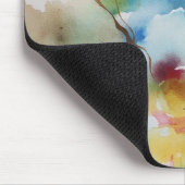 Abstrakte Blume Mousepad (Ecke)