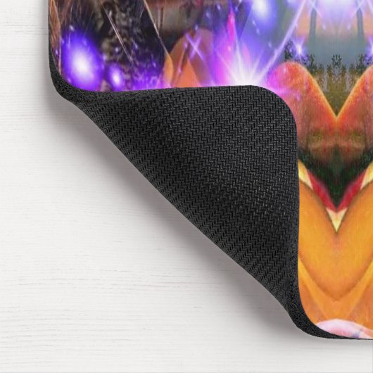 Abstrakte Blume Mousepad (Ecke)