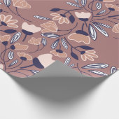 Abstrakte Blume nahtlos. Farbiger Backgor Geschenkpapier (Ecke)
