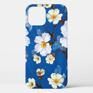 Abstrakte Blume nahtloser Musterhintergrund. Elega Case-Mate iPhone Hülle
