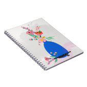 Abstrakte Blume | Notebook-Journal Notizblock (Rechte Seite)