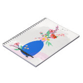 Abstrakte Blume | Notebook-Journal Notizblock (Linke Seite)