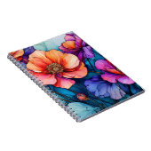 Abstrakte Blume Notebook Journal Notizblock (Rechte Seite)
