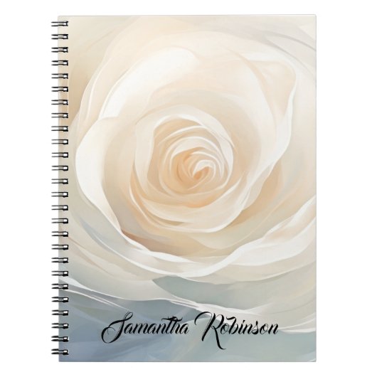 Abstrakte Blume Notizblock (Vorderseite)