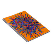 Abstrakte Blume Notizblock (Rechte Seite)