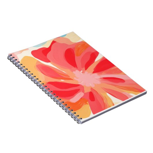 Abstrakte Blume Notizblock (Rechte Seite)