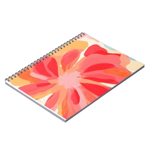 Abstrakte Blume Notizblock (Linke Seite)