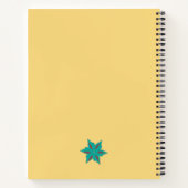 abstrakte Blume Notizblock (Rückseite)