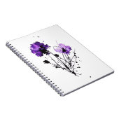Abstrakte Blume Notizblock (Rechte Seite)