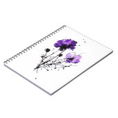 Abstrakte Blume Notizblock (Linke Seite)