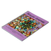 Abstrakte Blume Notizblock (Linke Seite)