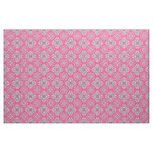 Abstrakte Blume Petals Fuchsia Pink und Grau Stoff (Yard (91,4 cm))