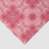 Abstrakte Blume Petals in Weich-Korallen rosa Seidenpapier (Ausschnitt)