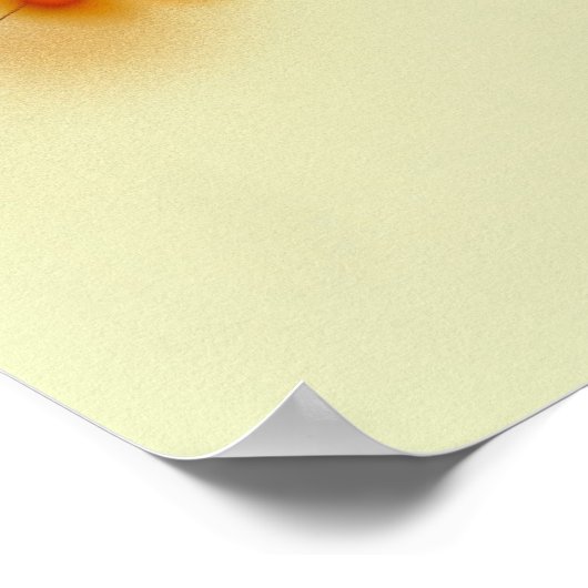 Abstrakte Blume Poster (Ecke)