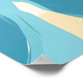 Abstrakte Blume Poster (Ecke)