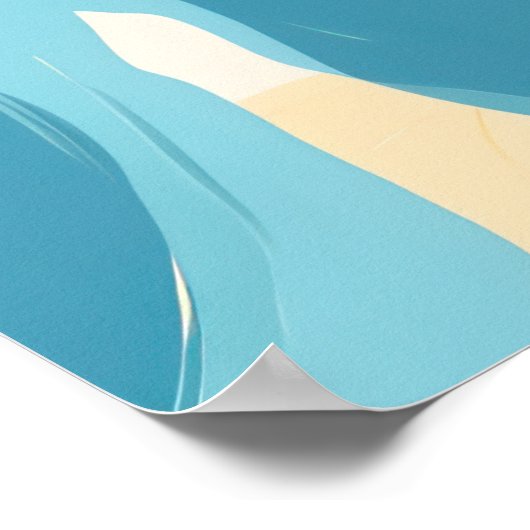 Abstrakte Blume Poster (Ecke)