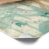 Abstrakte Blume Poster (Ecke)