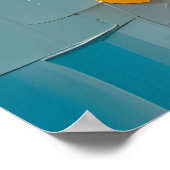 Abstrakte Blume Poster (Ecke)