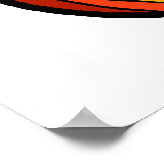 Abstrakte Blume Poster (Ecke)