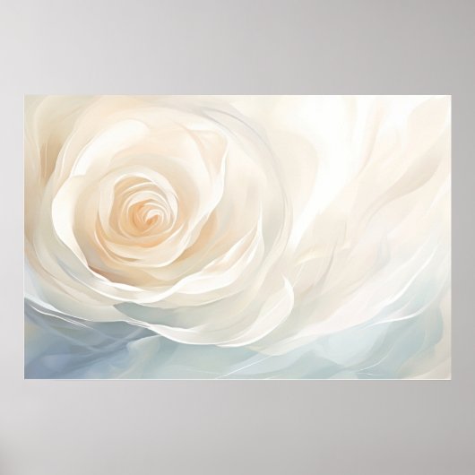 Abstrakte Blume Poster (Vorne)